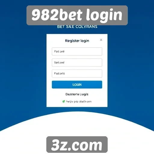 Métodos de registro no site 982bet login